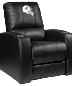 Dreamseat Home Theater Recliner with Miami Dolphins Helmet Logo