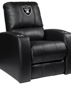 Dreamseat Home Theater Recliner with Las Vegas Raiders Primary Logo