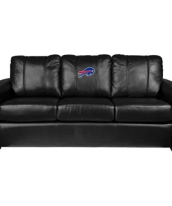 Dreamseat Silver Sofa with Buffalo Bills Primary Logo