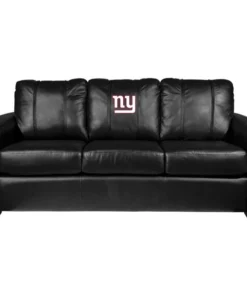 Dreamseat Silver Sofa with New York Giants Primary Logo