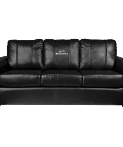 Dreamseat Silver Sofa with Seattle Seahawks Secondary Logo