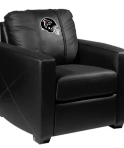 Dreamseat Silver Club Chair with Atlanta Falcons Helmet Logo