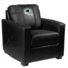 Dreamseat Silver Club Chair with Carolina Panthers Helmet Logo