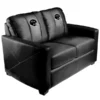 Dreamseat Silver Loveseat with Baltimore Ravens Helmet Logo