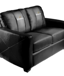 Dreamseat Silver Loveseat with Minnesota Vikings Secondary Logo