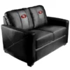 Dreamseat Silver Loveseat with San Francisco 49ers Primary Logo
