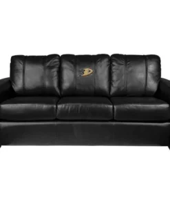 Dreamseat Silver Sofa with Anaheim Ducks Logo