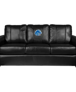 Dreamseat Silver Sofa with Boise State Broncos Logo