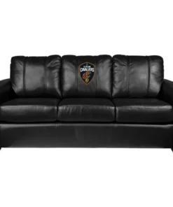 Dreamseat Silver Sofa with Cleveland Cavaliers Logo