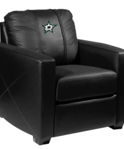 Dreamseat Silver Club Chair with Dallas Stars Logo