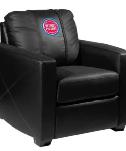 Dreamseat Silver Club Chair Detroit Pistons Logo