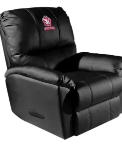 Dreamseat Freedom Rocker Recliner with South Dakota Coyote Paw Logo