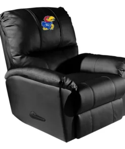 Dreamseat Freedom Rocker Recliner with Kansas Jayhawks Logo Panel