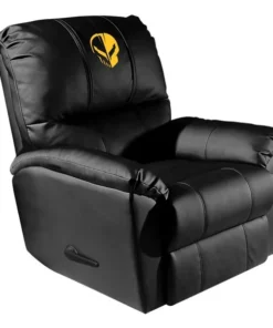 Dreamseat Freedom Rocker Recliner with Corvette Jake Symbol Yellow Logo