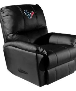 Dreamseat Freedom Rocker Recliner with Houston Texans Primary Logo