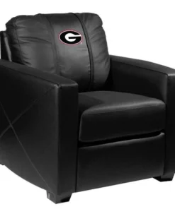 Dreamseat Silver Club Chair with Georgia Bulldogs Logo