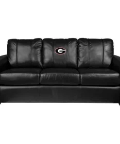 Dreamseat Silver Sofa with Georgia Bulldogs Logo