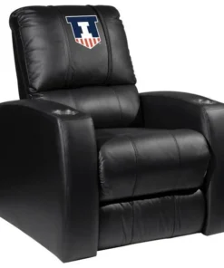 Dreamseat Home Theater Recliner with Illinois Fighting Illini Logo