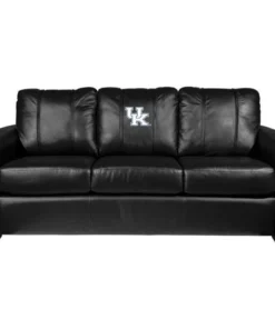 Dreamseat Silver Sofa with Kentucky Wildcats Logo