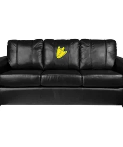 Dreamseat Silver Sofa with Oregon Ducks Secondary Logo