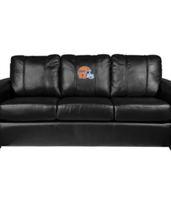 Dreamseat Silver Sofa with Florida Gators Helmet Logo Panel