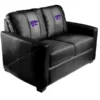 Dreamseat Silver Loveseat with Kansas State Wildcats Logo
