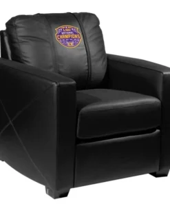 Dreamseat Silver Club Chair with LSU Tigers National Champions Logo