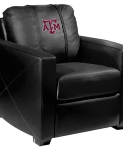 Dreamseat Silver Club Chair with Texas A and M Aggies Logo