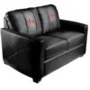 Dreamseat Silver Loveseat with Virginia Tech Hokies Feet Logo