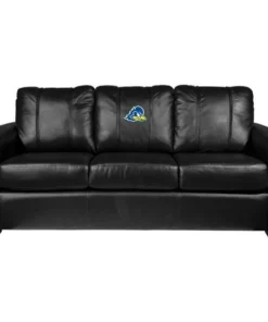 Dreamseat Silver Sofa with Delaware Blue Hens Logo