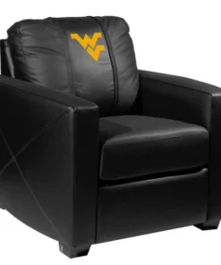 Dreamseat Silver Club Chair with West Virginia Mountaineers Logo
