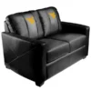 Dreamseat Silver Loveseat with West Virginia Mountaineers Logo