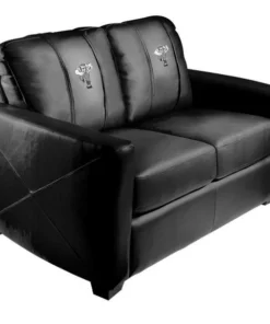 Dreamseat Silver Loveseat with Northern Arizona University Lumberjacks Logo