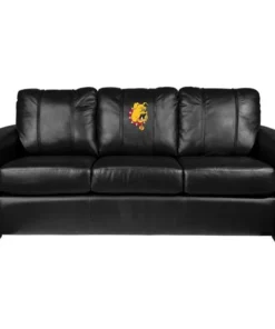 Dreamseat Silver Sofa with Ferris State Logo