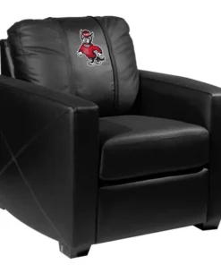 Dreamseat Silver Club Chair with North Carolina State Wolf Logo