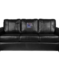 Dreamseat Silver Sofa with Memphis Tigers Logo Panel