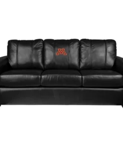 Dreamseat Silver Sofa with University of Minnesota Primary Logo