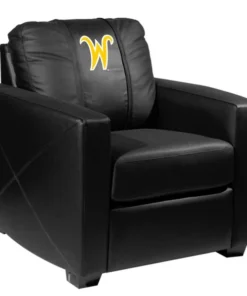 Dreamseat Silver Club Chair with Wichita State Secondary Logo