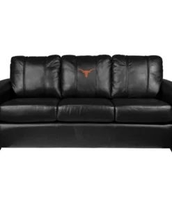 Dreamseat Silver Sofa with Texas Longhorns Primary