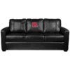 Dreamseat Silver Sofa with Rutgers Scarlet Knights Logo