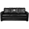 Dreamseat Silver Sofa with Rutgers Scarlet Knights White Logo