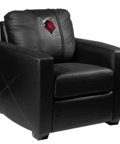 Dreamseat Silver Club Chair with Rutgers Scarlet Knights Head Logo
