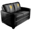 Dreamseat Silver Loveseat with Corvette Jake Symbol Yellow Logo