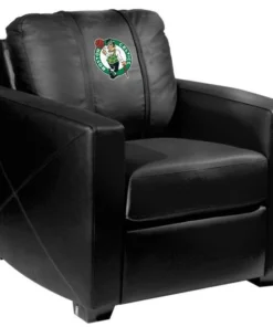 Dreamseat Silver Club Chair with Boston Celtics Logo
