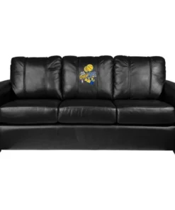 Dreamseat Silver Sofa with Golden State Warriors 2018 Champions Logo Panel