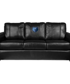Dreamseat Silver Sofa with Memphis Grizzlies Primary Logo