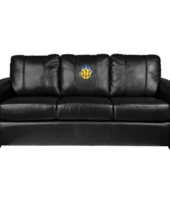 Dreamseat Silver Sofa with Memphis Grizzlies Secondary Logo