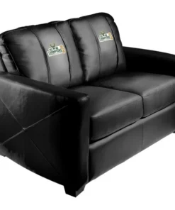 Dreamseat Silver Loveseat with Milwaukee Bucks 2021 Champions Logo