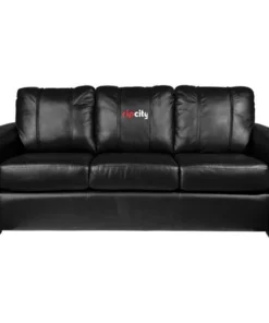 Dreamseat Silver Sofa with Portland Trailblazers Secondary Logo