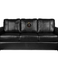 Dreamseat Silver Sofa with Toronto Raptors Primary 2019 Champions Logo